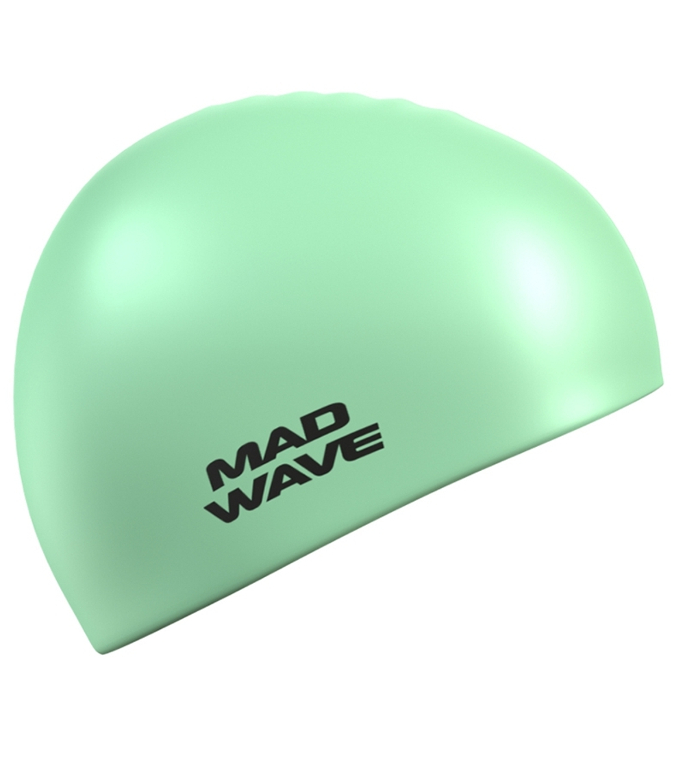 Шапочка для плавания силиконовая Mad Wave Pastel Silicone Solid