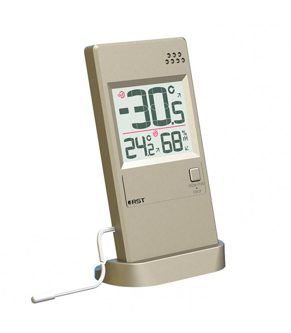 Электронный термометр гигрометр с выносным сенсором RST01596