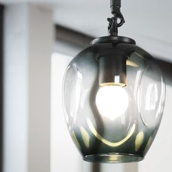 Подвесной светильник ADEL-ONE L1 Cognac Black