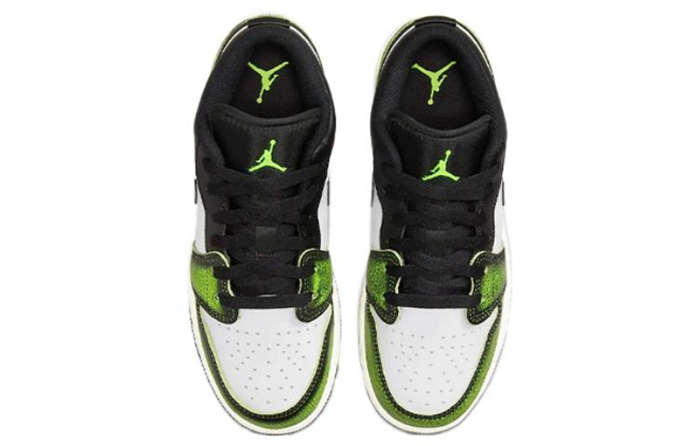 Jordan 1 Low Wear Away Electric Green GS