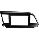 Комплект рамки с разъёмами 9" Hyundai Elantra 6 2019-2020 (монохром) (A) - Car-Smart 7165A
