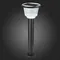SL9502.405.01 Светильник уличный наземный ST-Luce Черный/Черный, Прозрачный LED 1*2W 3000-6000K SOLARIS