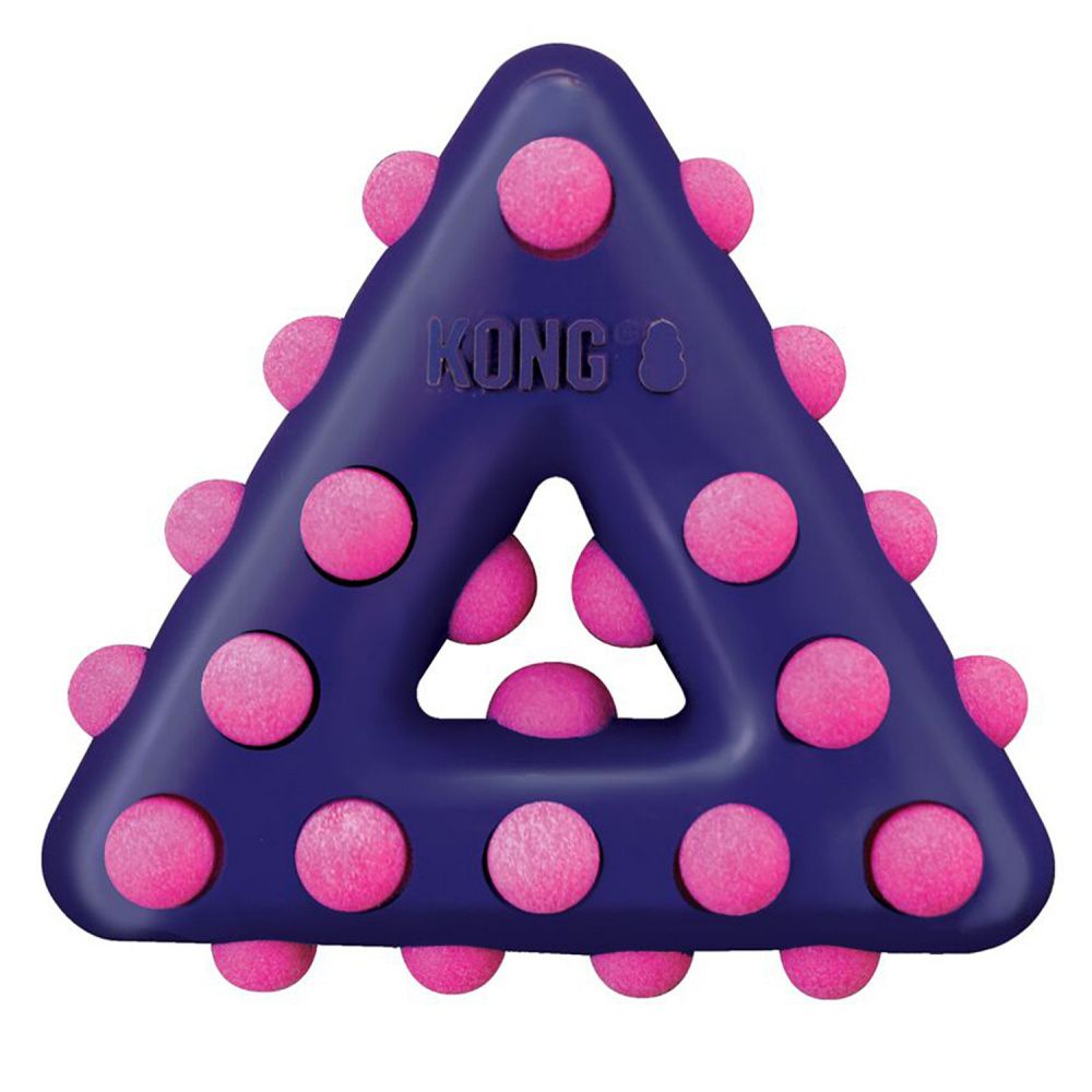 KONG игрушка для собак Dotz треугольник (S)