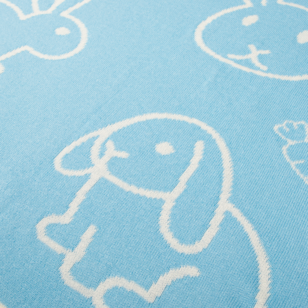 Плед вязаный детский «Зайчик»