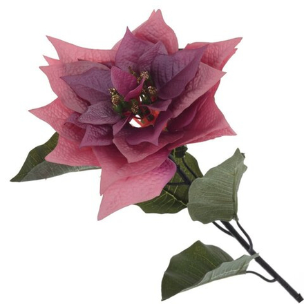 GAEM Цветок искусственный "Пуансеттия", L18 W18 H85 см