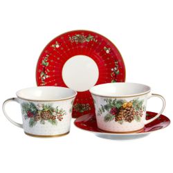 ЧАЙНЫЙ НАБОР LEFARD "CELEBRATION" НА 2 ПЕР. 4 ПР. 250 МЛ (КОР=12НАБ.)