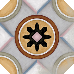 Декор VIVES Octogono Musichalls Multicolor 20x20 g. 156 MIX