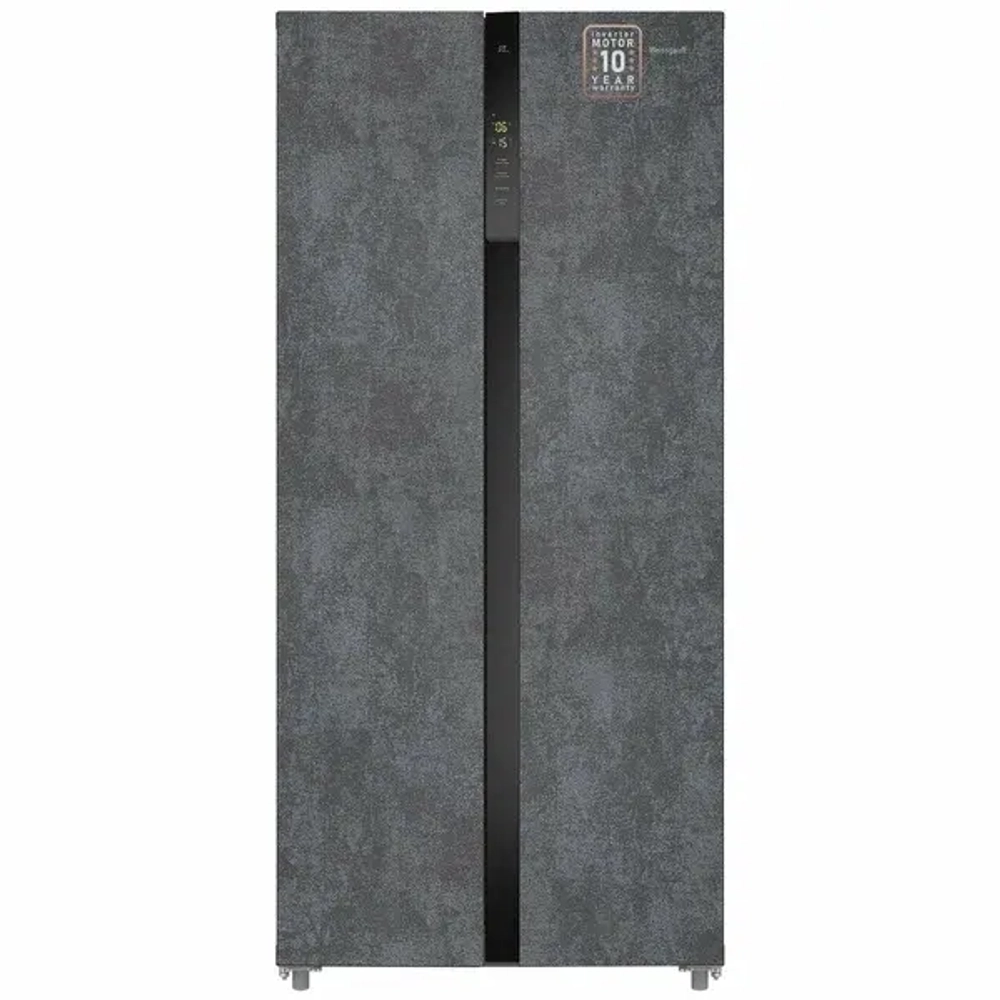 Холодильник (Side-by-Side) Weissgauff WSBS 500 Inverter NoFrost Rock Glass (q)