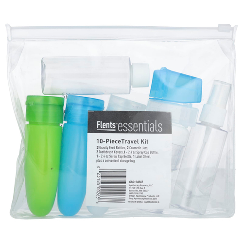 Flents, дорожный набор из 10 предметов, 10 шт.