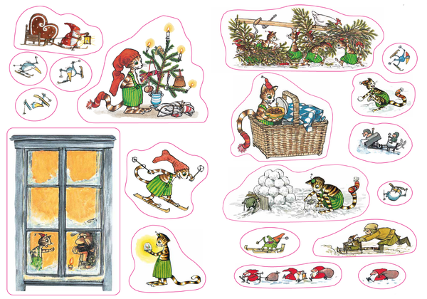 Петсон и Финдус. Рождественские головоломки