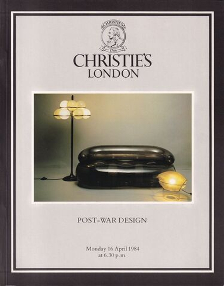 Каталог аукциона Christie's, Лондон, Послевоенный дизайн от 16 апреля 1984 года