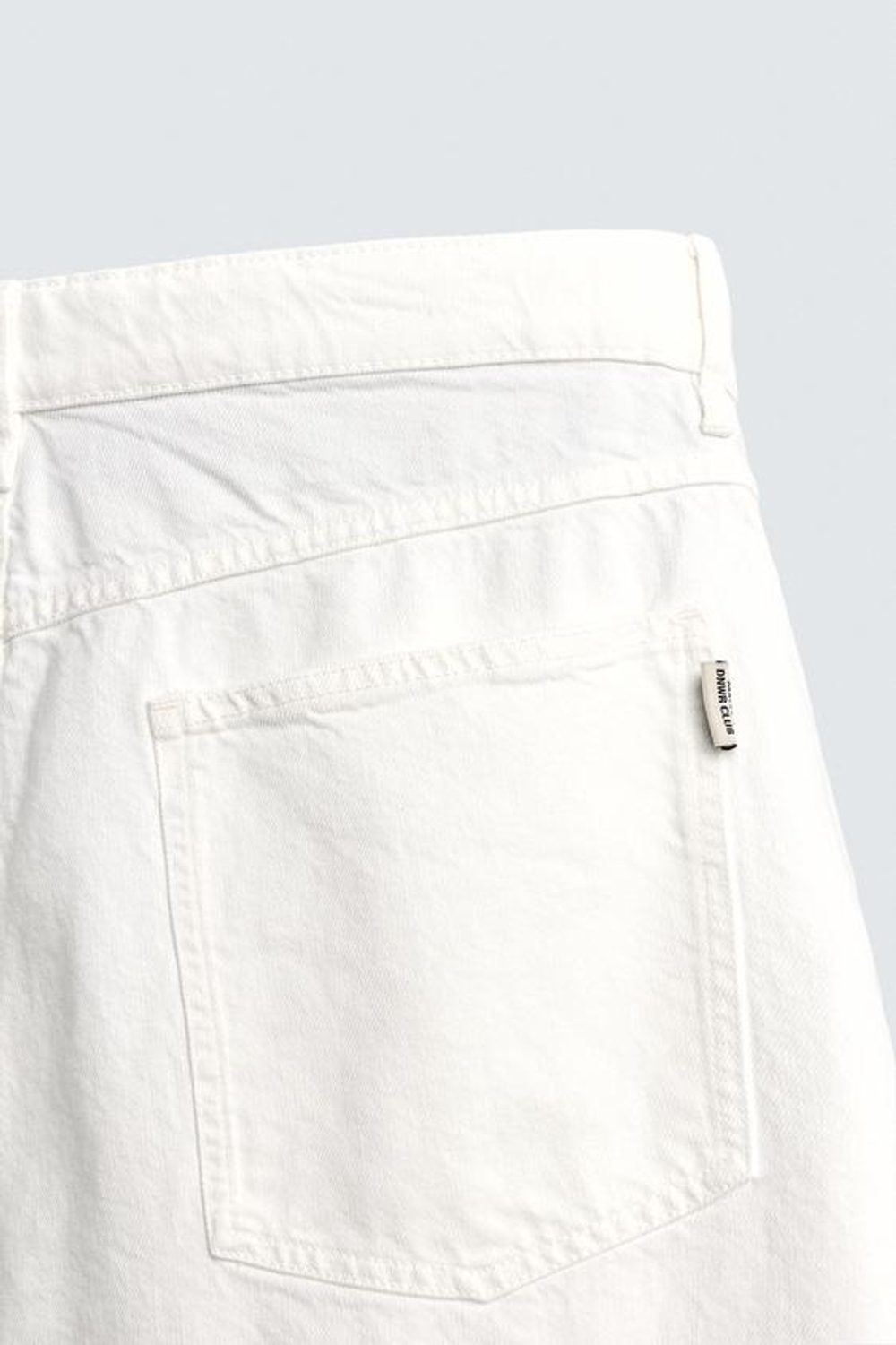 ZARA ШОРТЫ BAGGY FIT, БЕЛЫЙ