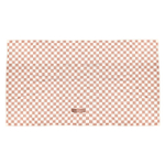 Kitsch, Быстросохнущее полотенце для волос, очень большое, в терракотовую клетку, 1 упаковка