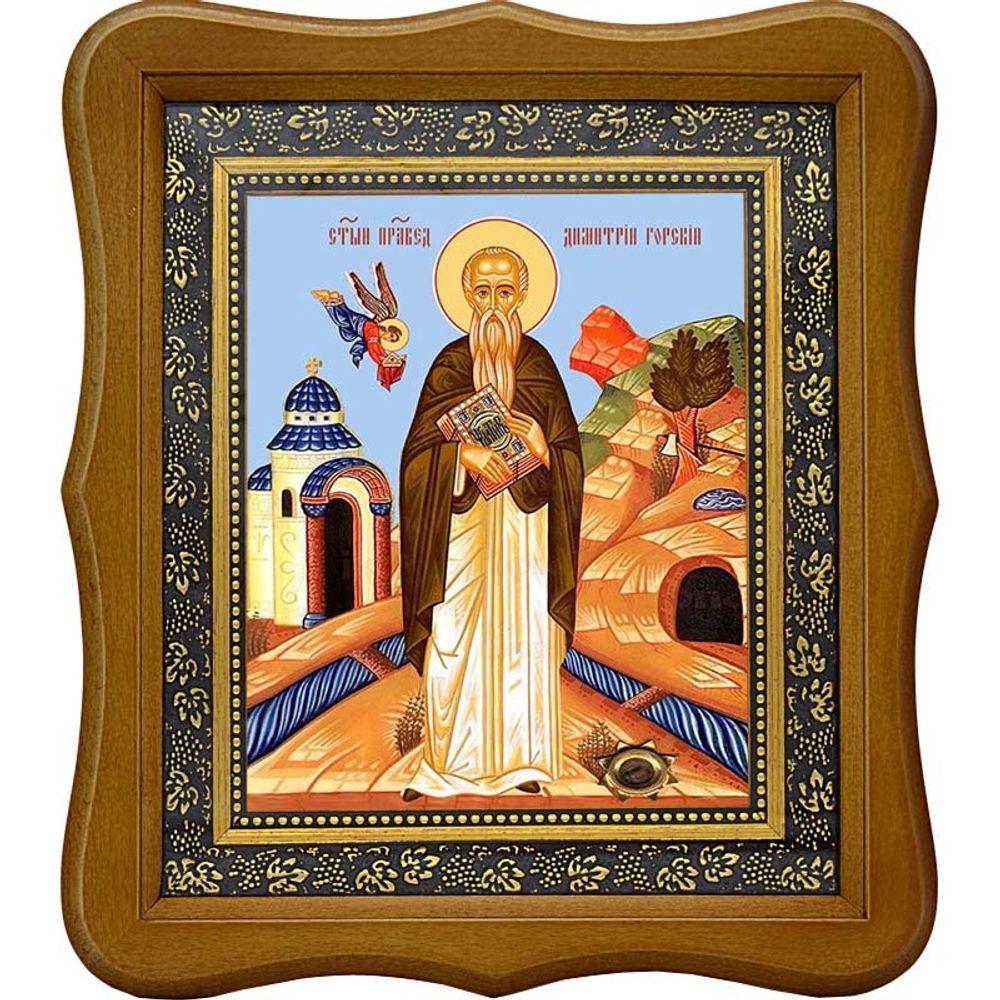 Димитрий Горский праведный. Икона на холсте.