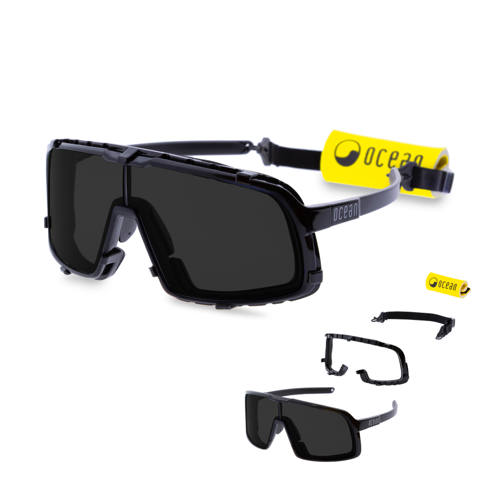 Спортивные очки OCEAN Leucate Matte black / Smoke lenses