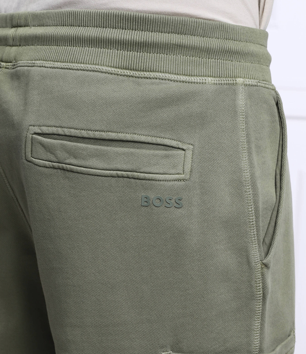 шорты sefade BOSS ORANGE - зеленый(50472406)