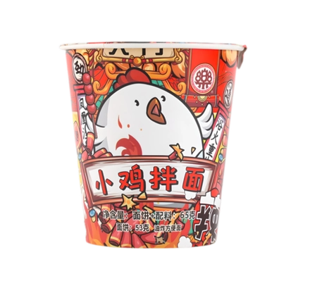 Лапша быстрого приготовления пшеничная Le Ramen Meow, острая со вкусом курицы