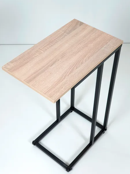 Приставные журнальные столики Столик приставной прикроватный для ноутбука в стиле Лофт / Стол журнальный придиванный кофейный СТЛП-Лофт-дубсон-1.jpg