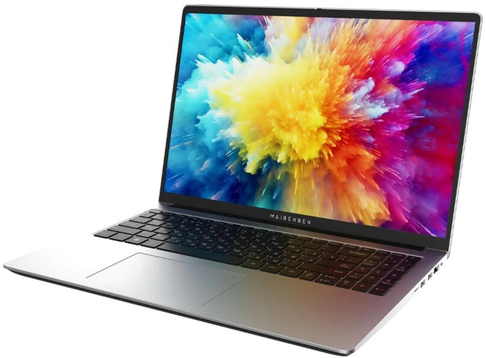 Ноутбук  Maibenben M653 16 ", Ryzen 3, 8 Гб RAM, 512 Гб SSD, Radeon Graphics, Серебристый