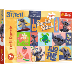 Pazl \ Puzzle \ Пазлы Puzzles - "200" - Hawaiian adventures / Disney Stitch The Movie