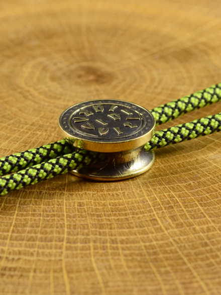 Бусина-вставка «Veni, vidi, vici» из латуни