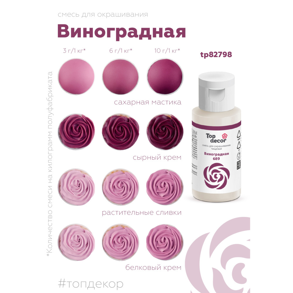 Пищевой краситель гелевый "Виноградный"