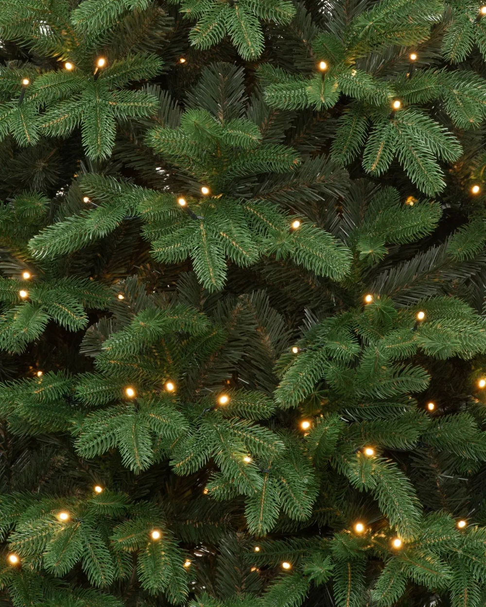 Искусственная елка Парижанка 300 см., 1030 теплых белых LED ламп, литая хвоя+ПВХ, ЕлкиТорг (138300)