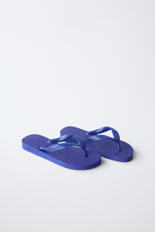 ZARA X HAVAIANAS ® САНДАЛИИ, СИНИЙ