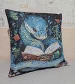 Декоративный гобеленовый чехол для интерьерной подушки Читатель 38*38