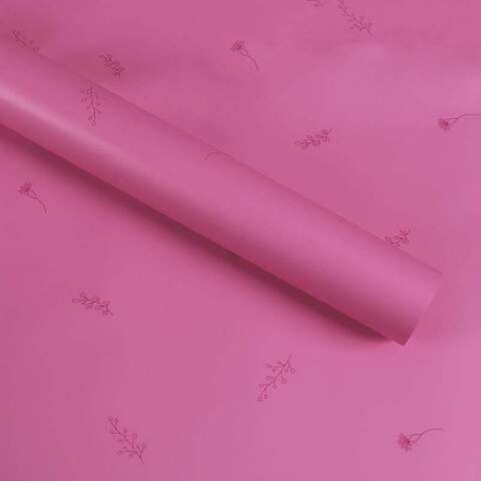 Пленка ЦВЕТОЧНАЯ ДОЛИНА 58см*10м ФУКСИЯ