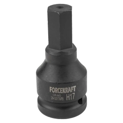 Головка-бита ударная 6-гранная 17мм,3/4'' FORCEKRAFT FK-26410017MPB