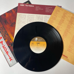 Винтажная виниловая пластинка LP ABBA АББА The Visitors (Japan 1981) (Obi)