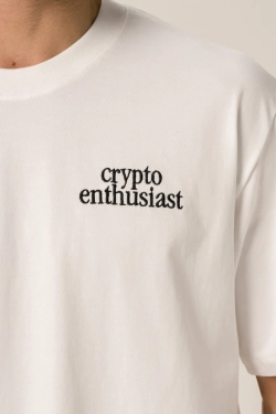 Футболка КУЛЬТУРА "CRYPTO ENTHUSIAST", белый