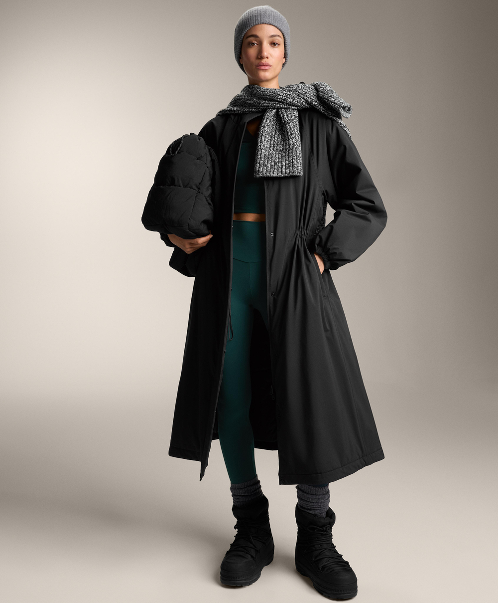 Oysho Топ Comfortlux с длинным рукавом из сетки, бутылочный