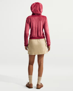 Nike Sportswear Женская кофта с капюшоном, длинными рукавами и застежкой-молнией по всей длине - NIKE