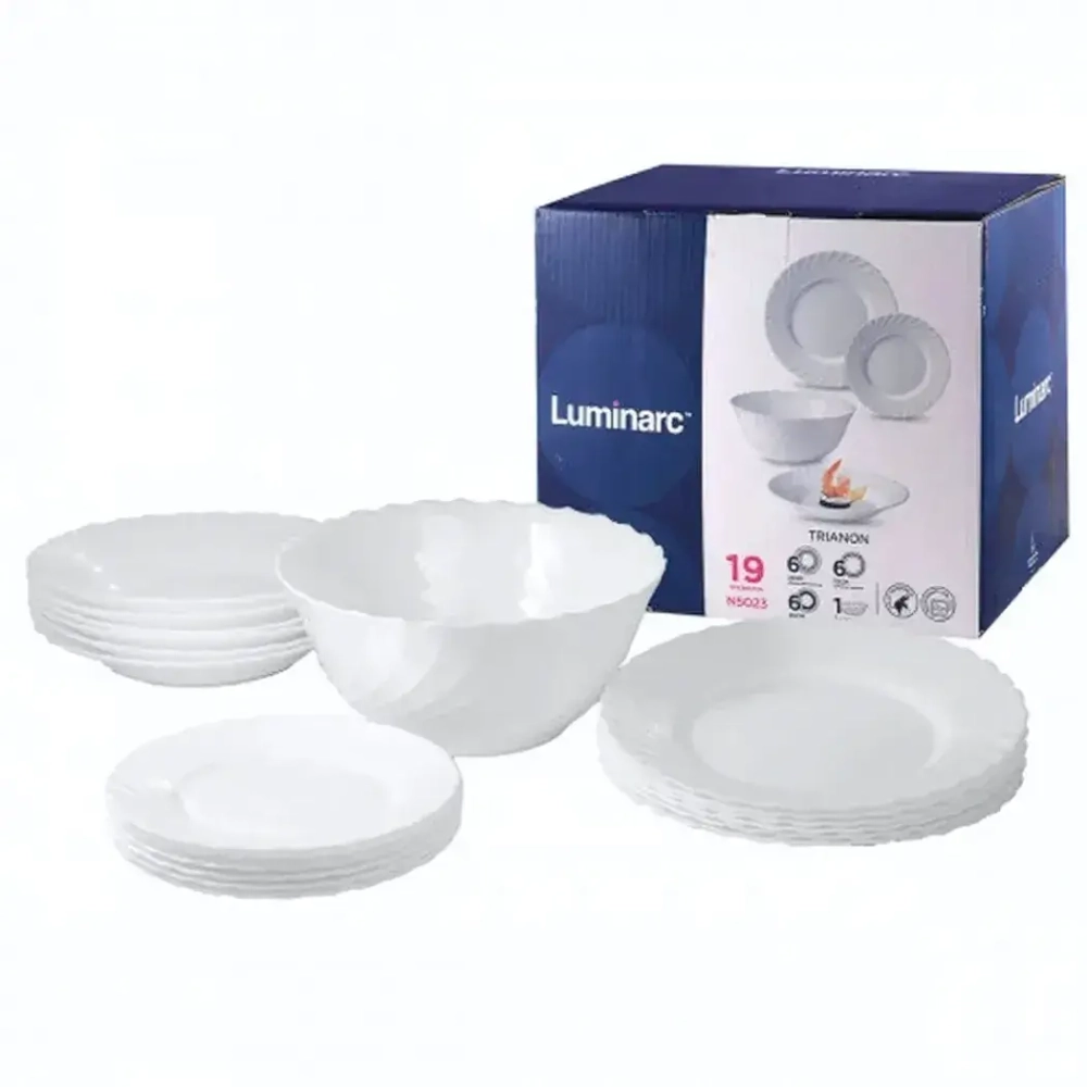 Набор столовой посуды 19 предметов «TRIANON» 00144