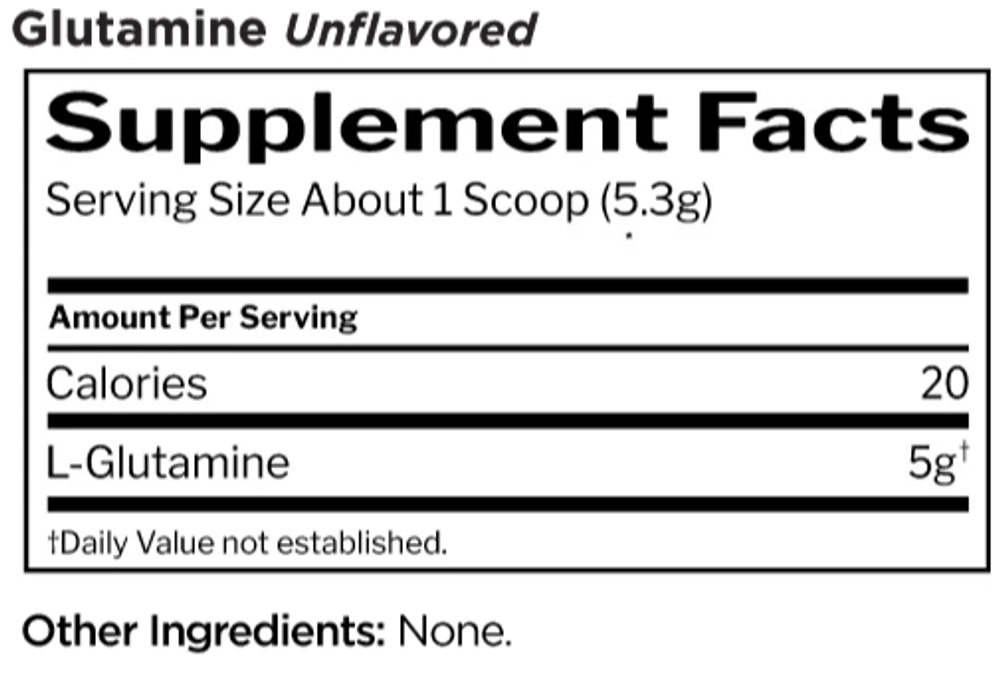 Rule One Glutamine 398 g , Глютамин без вкуса