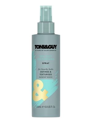 Toni&Guy Спрей для волос текстурирующий МОРСКАЯ СОЛЬ Sea Salt Texturizing Spray 200мл