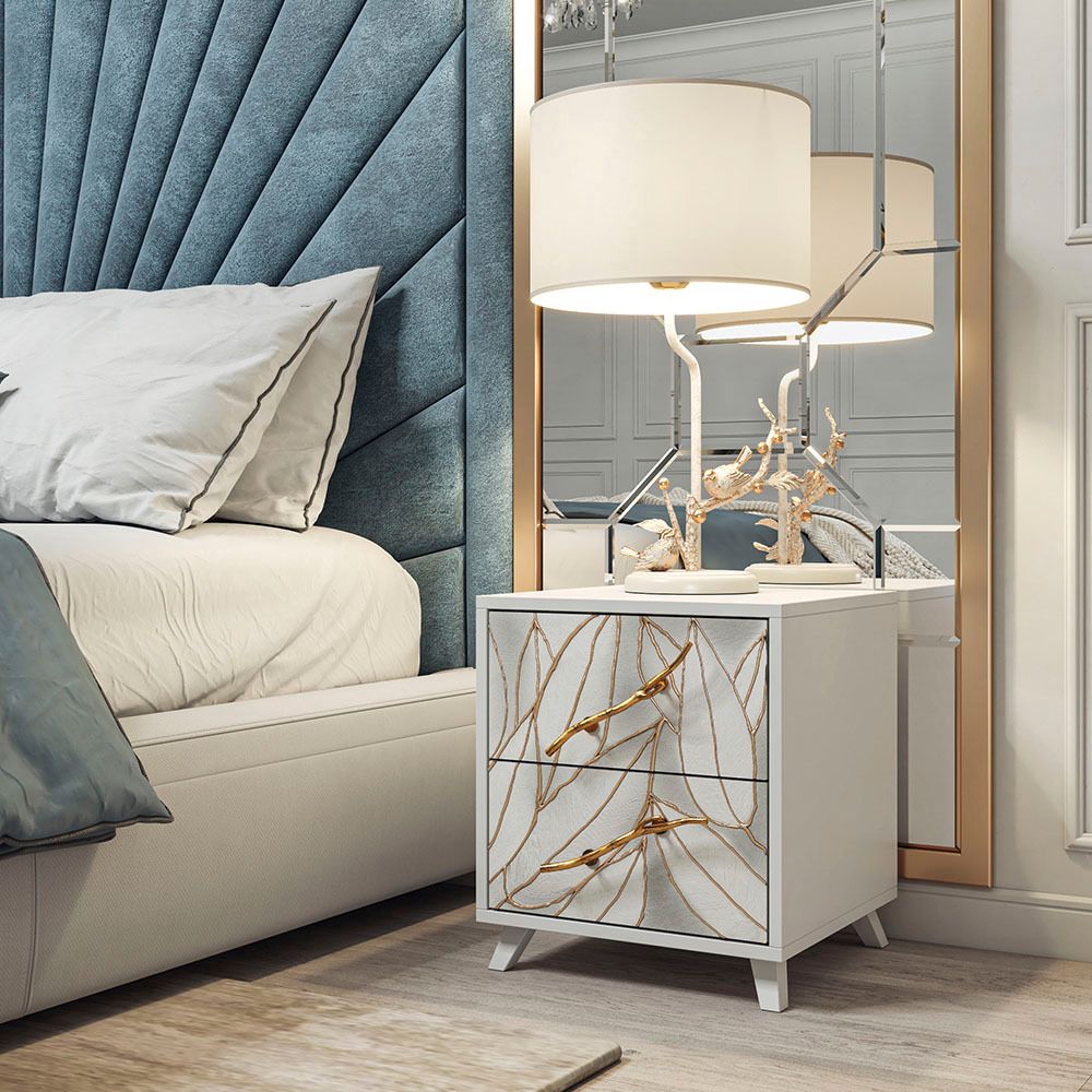 Ручка скоба мебельная Арт Бранч mini левая Амбер