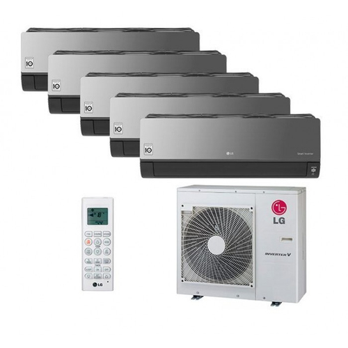 Мульти сплит-система LG на 5 комнат (20+20+20+20+20 кв.м.) Artcool Mirror