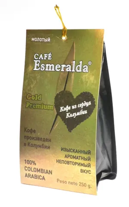 Кофе молотый Esmeralda Gold Premium 250 гр (м/у)