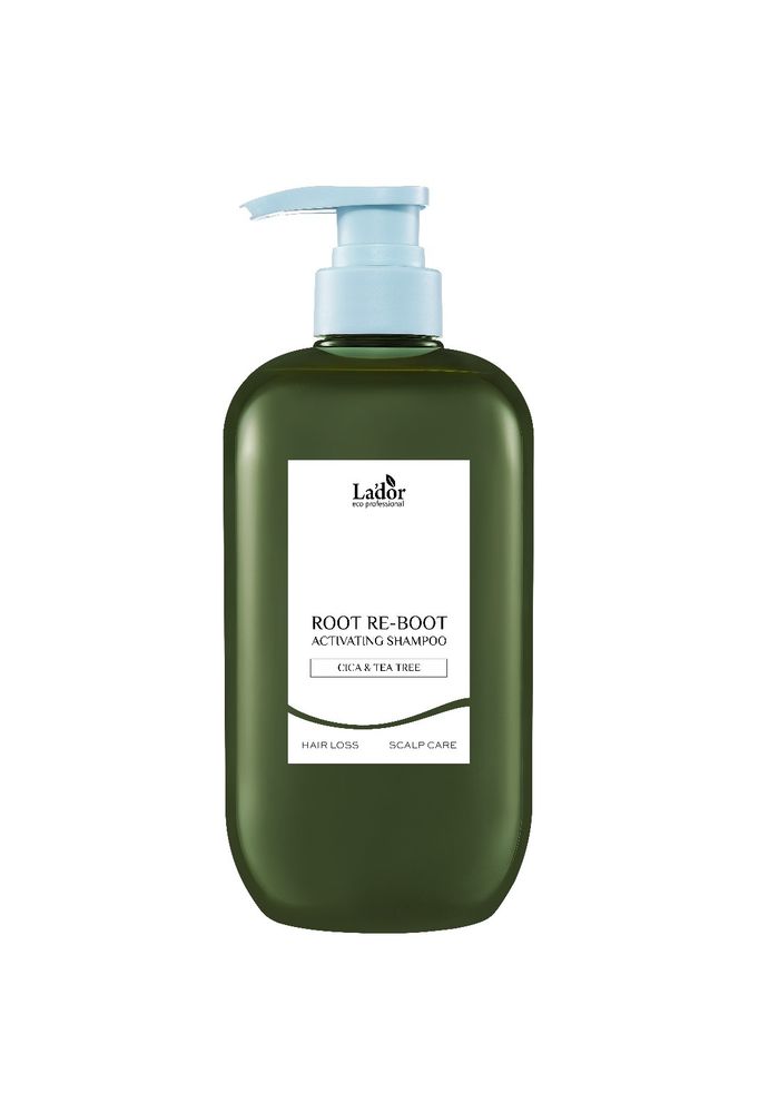 Lador Root Re-Boot Activating Shampoo Cica &amp; Tea Tree активирующий шампунь для жирной кожи головы