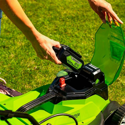 Газонокосилка аккумуляторная GREENWORKS G24X2LM41 2*24V, 41 см, без АКБ и ЗУ (2512607)