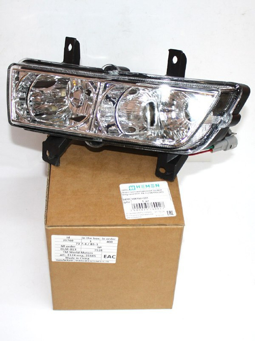 Фара противотуманная перед. правая 1067001221 Geely Emgrand