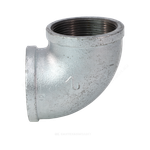 Угольник проходной чугун оц Ду 40 (1 1/2") ВР/ВР Fittex PLUS