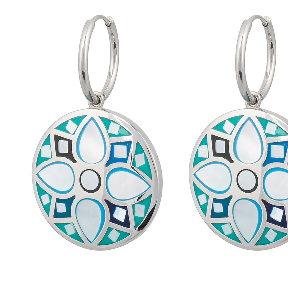 Серьги Fiore Luna AE01688-4 BL/S