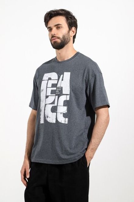 Фуфайка (футболка) мужская Герой-5 Виотекс АНТРАЦИТ МЕЛАНЖ