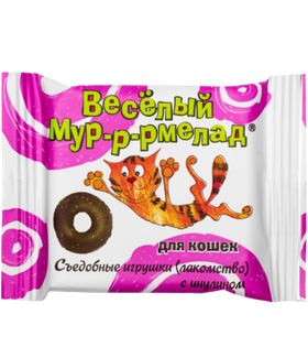 Мармеладки "Веселый мурмелад" для кошек с инулином, 6гр