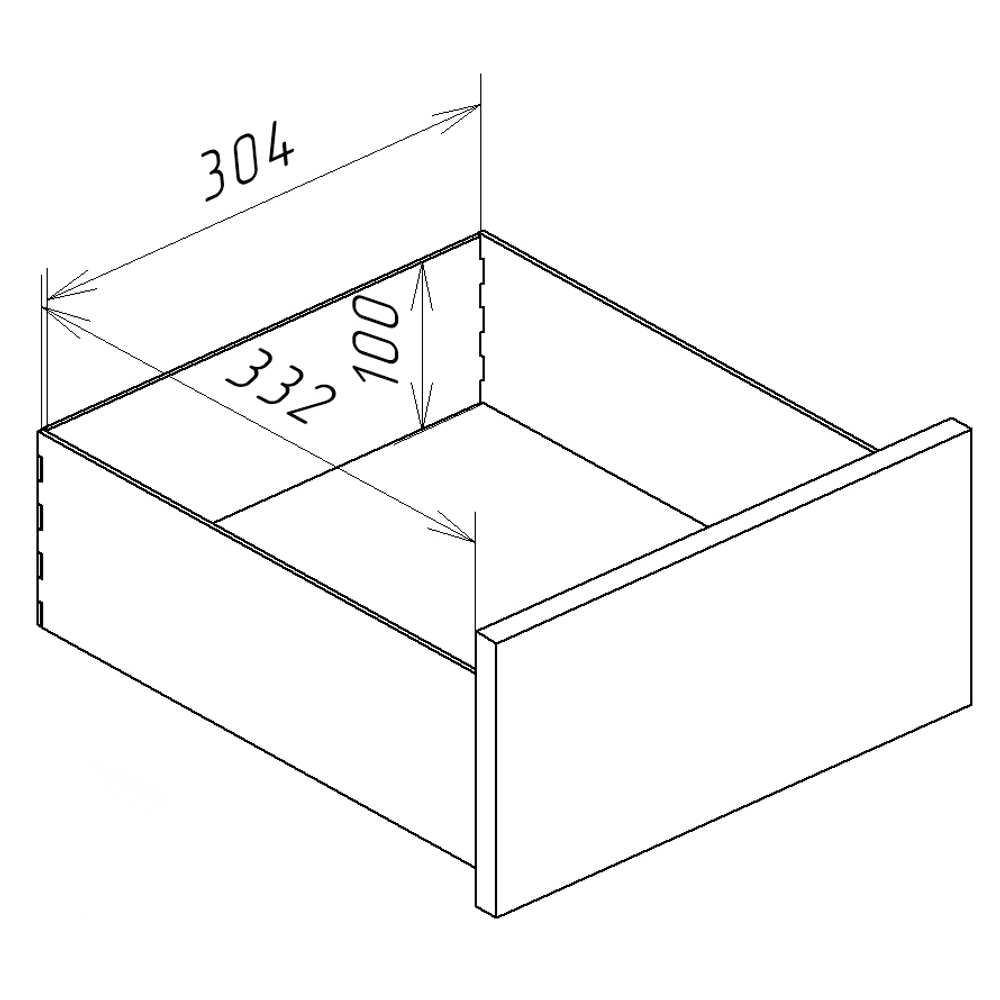 QBox Набор ящиков (2 шт) - W960 ST7 Белый классический