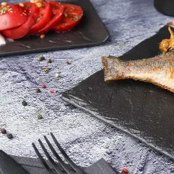 Блюдо прямоугольное 30*21 см h1,2 см Black Raw Stellar P.L. Proff Cuisine [1]